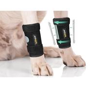 Lyderpet Dog Leg Brace Front Wrist or Carpal Support for Canine Dogs, Brace Compression Wraps with Metal Splints, Prevents Ankle Injuries&Sprains, Helps with Loss of Stability Caused by Arthritis