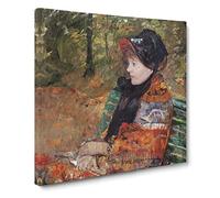 Lydia Cassatt by Mary Cassatt Canvas Wall Art Print 14x14 Inch