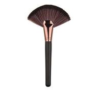 LyDia® Large Rose-Gold Fan Cheek Blusher/Blending/Face n Body Contour/Highlighter/Bronzer/Dust Makeup Brush