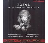 Lydia Mordkovitch - Poeme:Lydia Mordkovitch