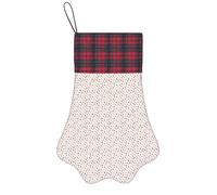 LYDIFSSRL Delicious Cupcakes Print Charming Dog Cat Paw Christmas Stocking Pets Accessory For Xmas Sock Decor Gifts