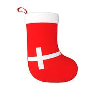 LYDIFSSRL Denmark Danish Flag Print Christmas Stocking Adults Festive Xmas Sock Decorations For Holiday And Home Gift