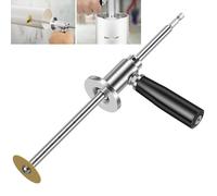 LYDODOKA Inside Pipe Cutter for PVC Pipe Cutter, Stainless Steel Plumbing Inside Cutter Tools with Diamond Grit Cutting Wheel and Handle, 7" Adjustable Cutting Depth for 1-1/2"- 8" PVC Pipe (1Pcs)