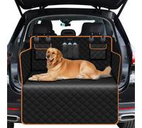 Lydonberg Car Boot Protector for Dog, Nonslip Waterproof Pet Car Boot Liner with Side Bumper Protection, Anti-Scratch Tear-Resistant Thickened Washable Cargo Cover Trunk Mat for Small Medium Car