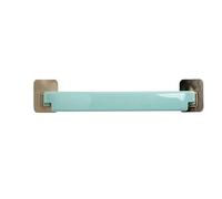 LYDSB Bath Adhesive Bathroom Towel Bar Shelf Wall Mounted Towels Hanger Toilet Suction Cup Holder Kitchen Bathroom Organizer (Color : Green) Green