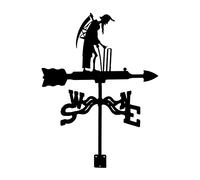 LYDSB Father Time Weathervane, Garden Stake Weather Vane Professional Measuring Tool Garden Yard Roof Mount Easy Use, with Anti-Rust Coating, for Outdoor Farm Yard