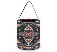 LYDSKGEQ Gift Bags,Halloween Tote Candy Bags Reusable Halloween Trick Or Treat Tote Bags Snack Grocery Bags with Handles Aboriginal Style Patterns Print Candy Bag, Aboriginal Style Patterns, One Size