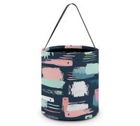 LYDSKGEQ Gift Bags,Halloween Tote Candy Bags Reusable Halloween Trick Or Treat Tote Bags Snack Grocery Bags with Handles Brushstroke Art Pattern Print Candy Bag, Brushstroke Art Pattern, One Size