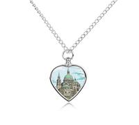 LYDSKGEQ Hand Drawn Lines Urn Necklaces for Ashes Personalized Human Pet Cremation Jewelry Customized Keepsake Locket Pendant with Filling Kit Memorial Gift for Dog Cat Lover Women Men(Heart)