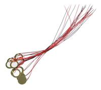 LYEAA 15pcs Piezo Amplifiers Discs 27mm Piezo Contact Pickup with 13inch Leads Low Power Consumption for Acoustic Guitar Drum