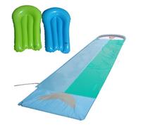 LYEAA 18ft Water Slide with Inflatable Boards Outdoor Slip and Splash Water Toy for Kids and Family Slides Toy
