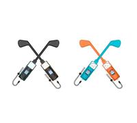 LYEAA 2PCS Golf Club for Switch 2 Joy-Con Controller Grip Holder with Game Card Storage Sports Accessories