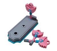 LYEAA 3D Printed Korean Folk Game Props Funny Keychain Pendant for Fans (E)