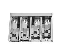 LYEAA 4 String Bass Bridge Body Or Bottom Through Bass Fixed Bridge Vintage Electric Bass Bridge Bass Guitar Accessories