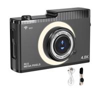 LYEAA 4K 50MP Digital Camera with 8x Zoom, Auto Focus, WIFI, and Fill Light for Photography and Video Camera