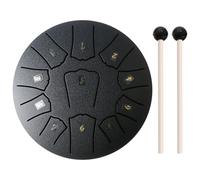 LYEAA 6 Inch Hand Pan Drum, 11 Notes, Complete with Drum Bag, Music Book, Drum Mallets, for Meditation, Yoga, and Zen