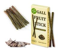 LYEAA 6pcs/Box Natural Catnip/Gall Fruit Catnt Siere Blend Cat Molar Chew Toy Kitten Teeth Cleaning Snk