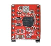 LYEAA A4988 DRV8825 Stepper Motor Development Board with Heat Sink Motor Driver Control Extension Shield Module for 3D Printer (A4988 Red)