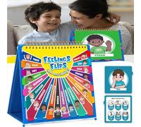 LYEAA Children's Feelings And Emotions Book A Fun Flipbook for Emotional Awareness How To Identify And Express Big Emotions Early Childhood Learning Tools For Kids