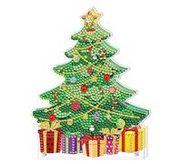 LYEAA Chrias DIY sktop Lamp Ornaments, LED Painting by Nuer Nit Lit Kits, Crystal by Nue Arts Crafts Lits Home coration, Chrias DIY cor, Gifts for Kids Adults