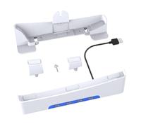 LYEAA Game console storage bracket Stable Base Stand Holder with 4-Port USB2.0 Hub Mads Horizontal Rack for PS5 Slim Disc