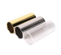 LYEAA Guitar Slide Bundle: Dual Material Slides & Picks Set for Guitar Enthusiasts - Stainless Steel, Glass & Celluloid Picks