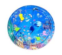 LYEAA Interactive Water Sensor Play Mat for Cats - Fish Sensory Tummy Time Water Play Mat - Indoor Cat Entertainment