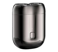 LYEAA Mini Dual-Head Electric Shaver Rechargeable Portable for Men (Grey)