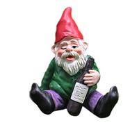 LYEAA Mini Dwarf Gnome Statue Garden Ornament Resin Fairy Micro Landscape Elf For Garden Outdoor Best Gift(C)