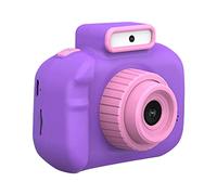 LYEAA Multifunctional Micro Camera Toy with Lanyard Mini Digital Camcorder Toy Digital Video Camera for Children Party Gifts (Purple)