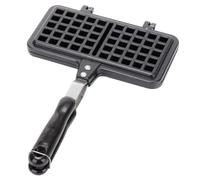 LYEAA Rectangle Camping Waffle Maker Pan Belgian Waffle Maker Stove Top Waffle Maker Pan Waffle Maker Machine for Family Breakfast Baking