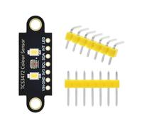 LYEAA TCS34725 Color Sensor Recognition Module 3.3V/5V RGB Color Detector Sensor Module RGB Color Sensor for STM32 (Rectangular)