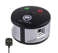 LYEAA Ultrasonic Pest Repeller 360° - Mouse & Rodent Deterrent for Home, 4 Modes, Indoor Use