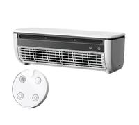 LYEAA Wall Air Conditioner Fan with 3 Speed, 2025 New Wireless Charging Wall-Mounted Conditioner with Remote Control, No Drilling Portable Mobile Air Cooler for Bedroom, Kitchen, RV, Camping