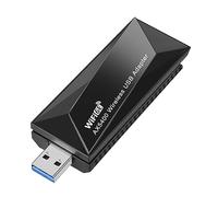LYEAA WiFi 6E USB WiFi Dongle USB 3.0 Tri-Band 2.4G 5G 6G WiFi Receiver Dongle 5400Mbps Driver Free for PC/Laptop/Desktop