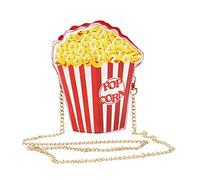 LYEAA Woman Cupcake Hamburger Chain Bag Popcorn Crossbody Messenger Bag (Popcorn (popcorn)