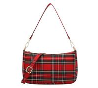LYEAA Women Stylish Commuting Bag Large Capacity Tartan Check Punk Underarm Bags with 2 Straps Canvas Single Shouder Bag Ladies Sling Bag
