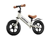Lyefancy 12" Balance Bike for 2, 3, 4, 5 Year Old Boys Girls, Balance Bike Training Bicycle for Kids, No Pedal Adjustable Seat Walking Bike - Toddler First Bike Ride On Toys (White)