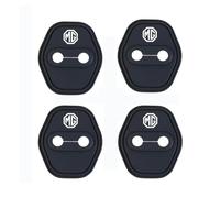LYENMD 4 Pcs Car Door Lock Latch Cover for MG3 MG4 EV MG5 MG6 HS Marvel R ZS, Car Silicone Door Latch Protective Covers Shock Absorption Pad Interior Accessories