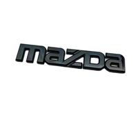 LYENMD Car 3D Metal Logo Stickers for Mazda 3 2006-2011 2011-2024, Car Logo Emblem Badge Decals Stereo Body Badge Sticker Exterior Decorations Accessories,Black