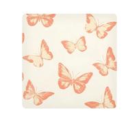 Lyeorm Beautiful Butterflies Self-Adhesive Magic Cloth Makeup Bag Portable Cosmetic Bag Protective Wrap for Laptop Camera Lens, 17.7 X 17.7 Inch