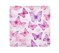 Lyeorm Beautiful Butterfly Self-Adhesive Magic Cloth Makeup Bag Portable Cosmetic Bag Protective Wrap for Laptop Camera Lens, 21.7 X 21.7 Inch