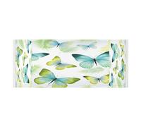Lyeorm Beautiful Butterfly Washer and Dryer Covers for the Top, Fridge Dust Cover, Waterproof Washing Machine Cover with Storage Pocket for Kitchen Laundry Home
