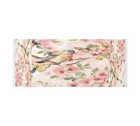 Lyeorm Beautiful Spring Birds Washer and Dryer Covers for the Top, Fridge Dust Cover, Waterproof Washing Machine Cover with Storage Pocket for Kitchen Laundry Home
