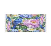 Lyeorm Birds and Butterflies Washer and Dryer Covers for the Top, Fridge Dust Cover, Waterproof Washing Machine Cover with Storage Pocket for Kitchen Laundry Home