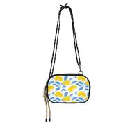 Lyeorm Bright Yellow Flowers Crossbody Bags for Women Cell Phone Wallet Purses Small Shoulder Bag with Adjustable Shoulder Strap