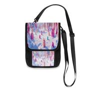 Lyeorm Candy of Christmas Travel Neck Wallet RFID Blocking Travel Document Organizer Pouch Lightweight Passport Holder Wallet for Men and Women