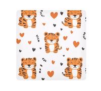 Lyeorm Carton Animals Self-Adhesive Magic Cloth Makeup Bag Portable Cosmetic Bag Protective Wrap for Laptop Camera Lens, 21.7 X 21.7 Inch