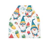 Lyeorm Cartoon Gnomes Car Seat Covers for Babies Breathable Nursing Breastfeeding Cover Multi-Use Infant Carseat Canopy and Stroller Cover for Boys Girls