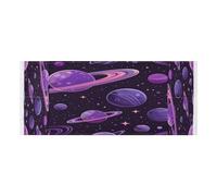 Lyeorm Cartoon Space Washer and Dryer Covers for the Top, Fridge Dust Cover, Waterproof Washing Machine Cover with Storage Pocket for Kitchen Laundry Home